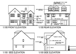 Harrison House Architectural plan 1