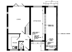 Harrison House Architectural plan 2