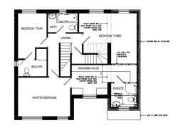 Harrison House Architectural plan 4